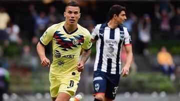 Mateus Uribe con el Am&eacute;rica.