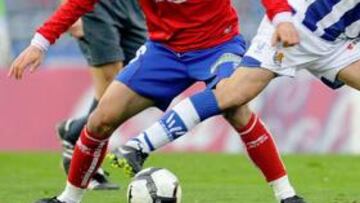 <b>PIROPEADO. </b>Arconada dijo de Nagore (en la imagen ante la Real) que el domingo estuvo a un gran nivel.