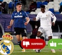 Puntúa de 0 a 10 a los jugadores del Real Madrid contra el Atalanta