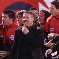 Simeone entrenó a Solari en San Lorenzo de Almagro