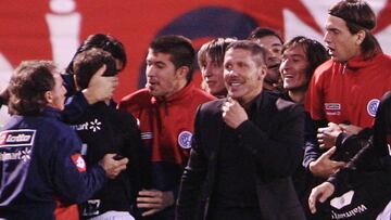 Simeone entrenó a Solari en San Lorenzo de Almagro