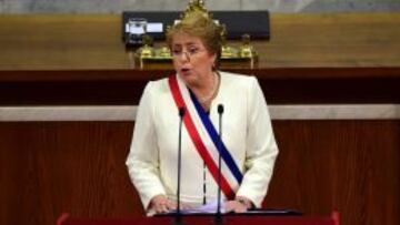 Bachelet entrega su segundo mensaje presidencial de su nuevo periodo. 