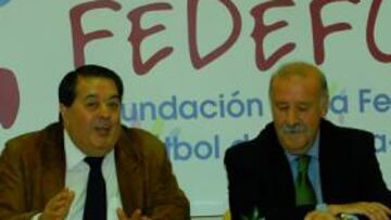 <b>CONFERENCIA. </b>Del Bosque, ayer por la tarde en Cuenca.