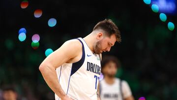 Doncic, durante el segundo partido de la Final.