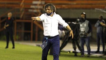 Alberto Gamero, DT de Millonarios, habl&oacute; al finalizar el partido ante Envigado sobre la victoria en el Polideportivo. El DT env&iacute;o un mensaje a la hinchada