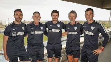 10/05/19  CUERPO TECNICO DEL MALAGA CF VICTOR SANCHEZ DEL AMO ENTRENADOR   CONTRERAS  DAVID DONIGA   NACHO ORIA   CARLOS MORALES