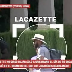 Así fue la boda de Griezmann: Lacazette, entre los invitados