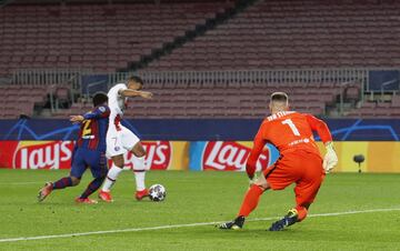 1-2. Kylian Mbapp¨¦ marc¨® el segundo gol.