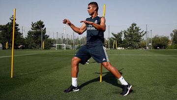 Casemiro vuelve a entrenarse; pero no Marcelo