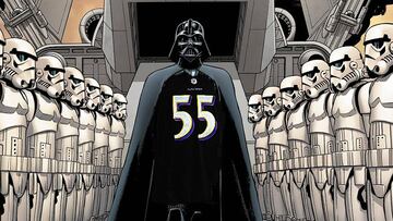 A efectos prácticos, así es cómo se ve Terrell Suggs en los Balitmore Ravens.