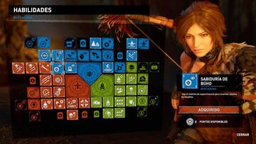 Shadow of the Tomb Raider, Guía completa - Habilidades de Lara Croft