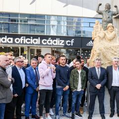 La afición del Cádiz ya tiene su monumento