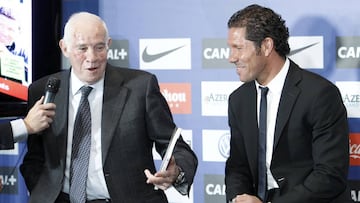 Luis Aragonés y Simeone.