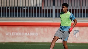 Marcos Paulo, con el Atleti B.