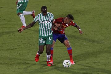 Partidazo en el Atanasio Girardot entre Atlético Nacional y Deportivo Pasto. Un error de Sebastián Gómez en la salida no le permitió al equipo antioqueño celebrar y seguir acercándose a la clasificación. 