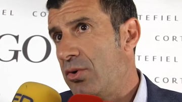 Figo: "Yo creo que el fútbol no tiene por qué estar en medio de problemas políticos"