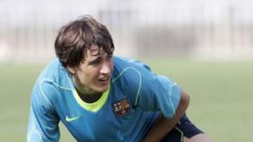 <b>A LA ESPERA.</b> El delantero del FC Barcelona, Bojan Krkic, que recientemente debutó con la selección absoluta, de momento no goza de la confianza de su entrenador, Pep Guardiola, pues sólo ha disfrutado del 12 por ciento de los minutos posibles.
