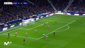 El gol del Milan que puede entrar en la historia negra del Atlético