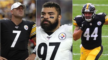 El quarterback Ben Roethlisberger, el defensive end Cam Heyward y el fullback Derek Watt fueron elegidos como capitanes del equipo por sus compañeros.