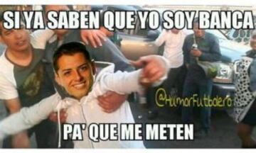 Los memes tras la falla del Chicharito en la Champions