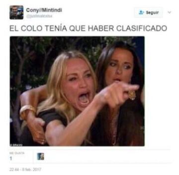 Los memes que dejó la eliminación de Colo Colo