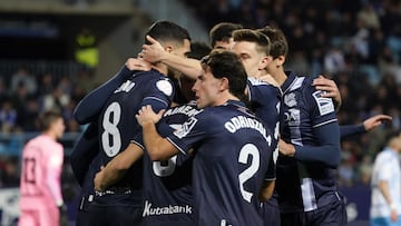 Málaga CF-Real Sociedad.
Copa del Rey.
7 de enero de 2024.
Primer gol de la real sociedad