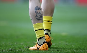 El ‘93′ de Ramos, la pierna de Messi, Gilardino y su Peppa Pig... Los tatuajes más feos de los futbolistas