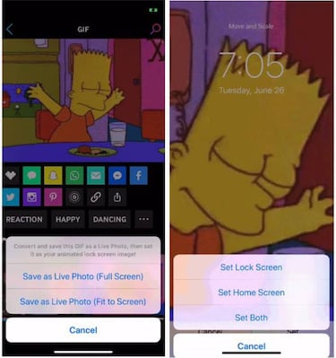 Cómo poner un GIF en la pantalla de bloqueo de tu iPhone