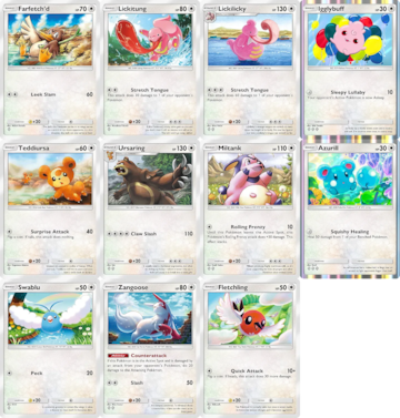pokemon tcg pocket miniset a4a manantial oculto pokemon normales
