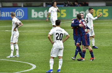 El Madrid cayó 3-0 en Eibar y Ramos se quejó de la actitud.