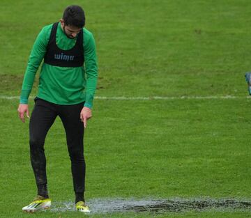 Andrés Martín no quiere pisar charcos mañana en Eibar.