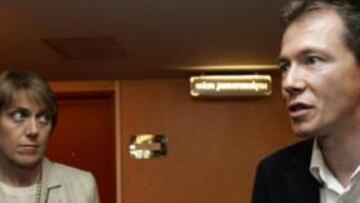 <b>PUESTA EN COMÚN.</b> Anne Gripper y Alain Rumpf han intercambiado sus estrategias de cara la nueva temporada.