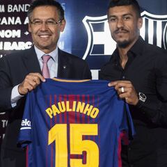 Paulinho, en su presentación: "Estoy preparado para la presión"