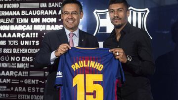 Paulinho, en su presentación: "Estoy preparado para la presión"