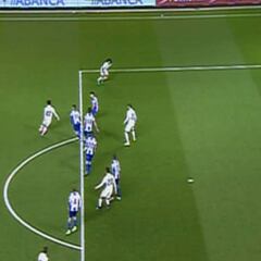 Gol mal anulado a Morata por fuera de juego de Marcelo