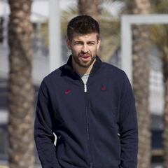 Después de la tormenta…, Piqué no se entrenó con el Barça