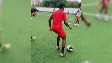 Vinicius Júnior humilla a futbolistas de un partido en Brasil