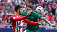 Mario Hermoso, en el Atlético-Osasuna