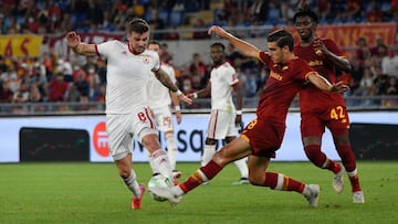 Gonzalo Villar, durante el choque contra el CSKA.