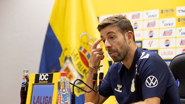 23/01/2026 FUTBOL SEGUNDA DIVISION TEMPORADA 25/26 UD LAS PALMAS Rueda de prensa de Luis Garcia