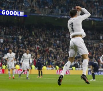 4-0. Cristiano celebró el cuarto tanto.