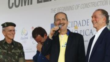 El ministro de Deportes de Brasil, Aldo rebelo.