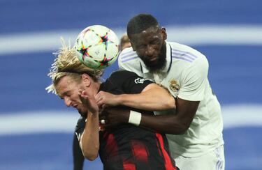 Rüdiger, al derbi como señor de los cielos