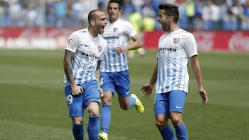 El Málaga fusiló al Valencia en tres minutos de locura