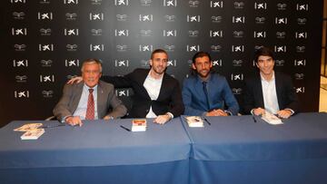 Roberto Gil, Jaume, Angulo y Carlos Soler.