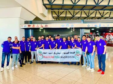 La Peña Madridista Argelia animará al Madrid en Arabia