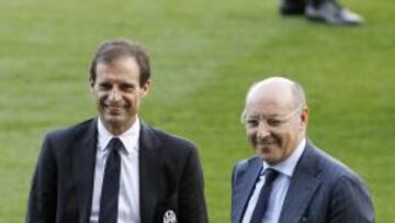 Marotta: "El Madrid seguirá con Zidane, Allegri no se mueve"
