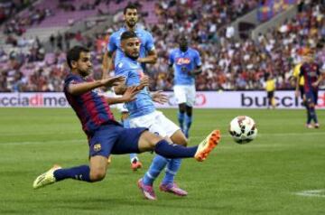 Martin Montoya y Lorenzo Insigne.