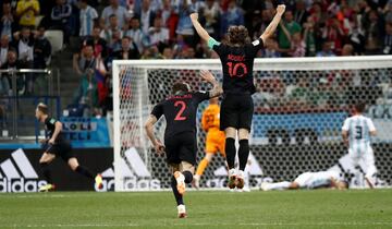 Joy for Croatia who top Group D with two wins from two games