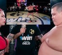 Increíble: el día que una mujer de 63 kilos peleó con un hombre que pesa 240 kilos